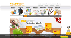 Desktop Screenshot of notizblock24.de